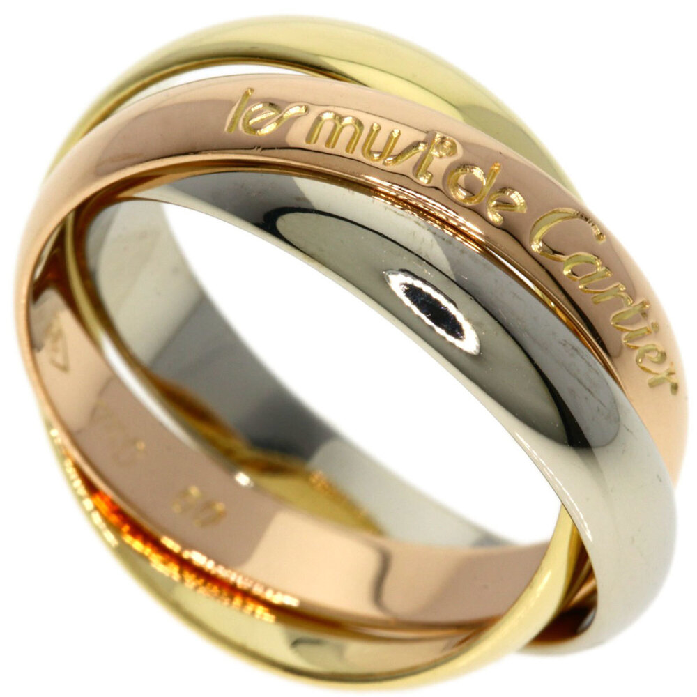 CARTIER Authentic 18k Gold Trinity Ring #50